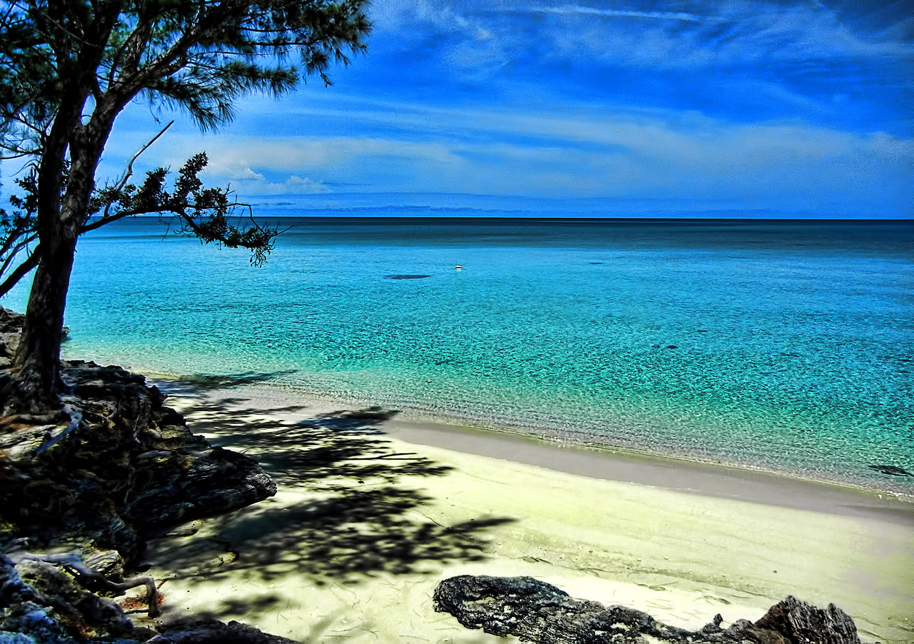 Beach_scene_at_Current,_Eleuthera_(8222670396) Eleuthera, Bahamas